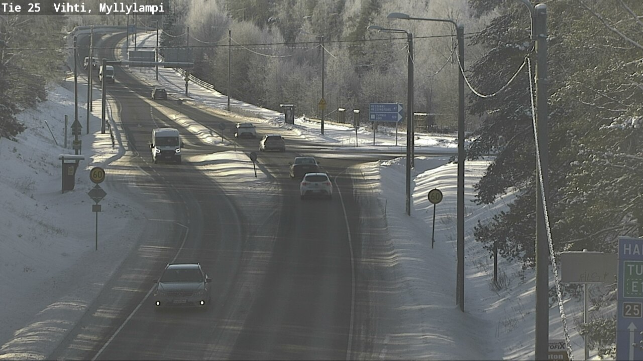 Weather Camera Image Road 25 Lohja Myllylampi, Lohja, Uusimaa