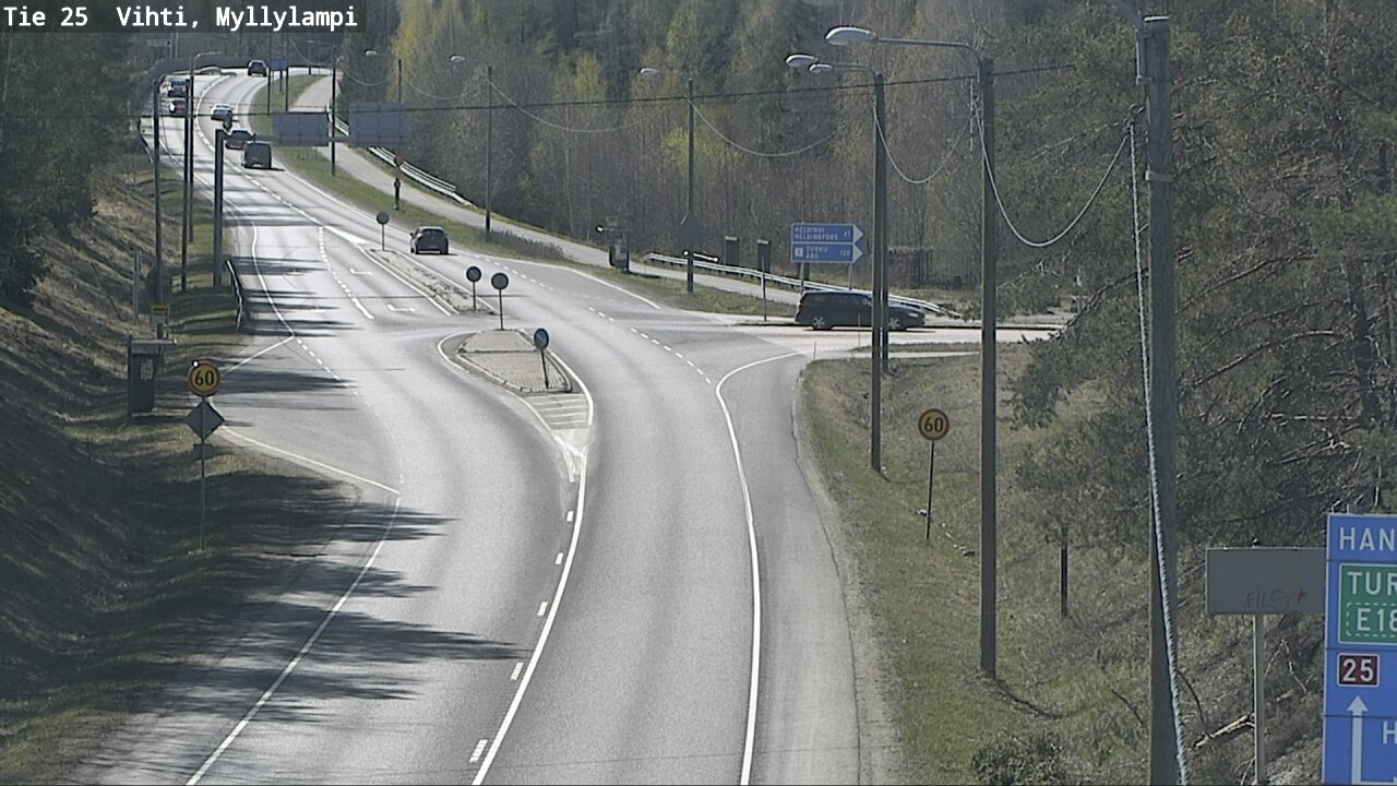 Kelikamerat Kuva Tie 25 Lohja Myllylampi, Lohja, Uusimaa