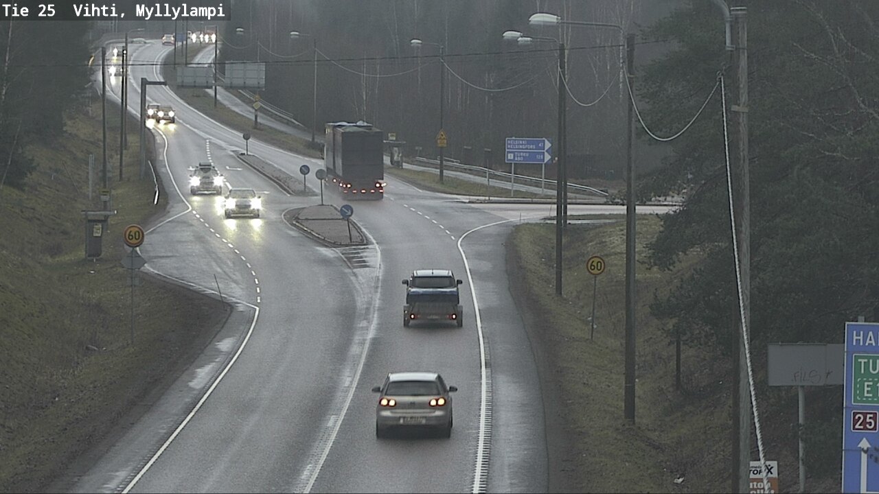 Weather Camera Image Road 25 Lohja Myllylampi, Lohja, Uusimaa