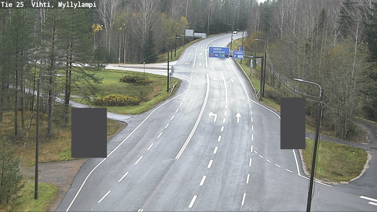 Kelikamerat Kuva Tie 25 Lohja Myllylampi, Lohja, Uusimaa