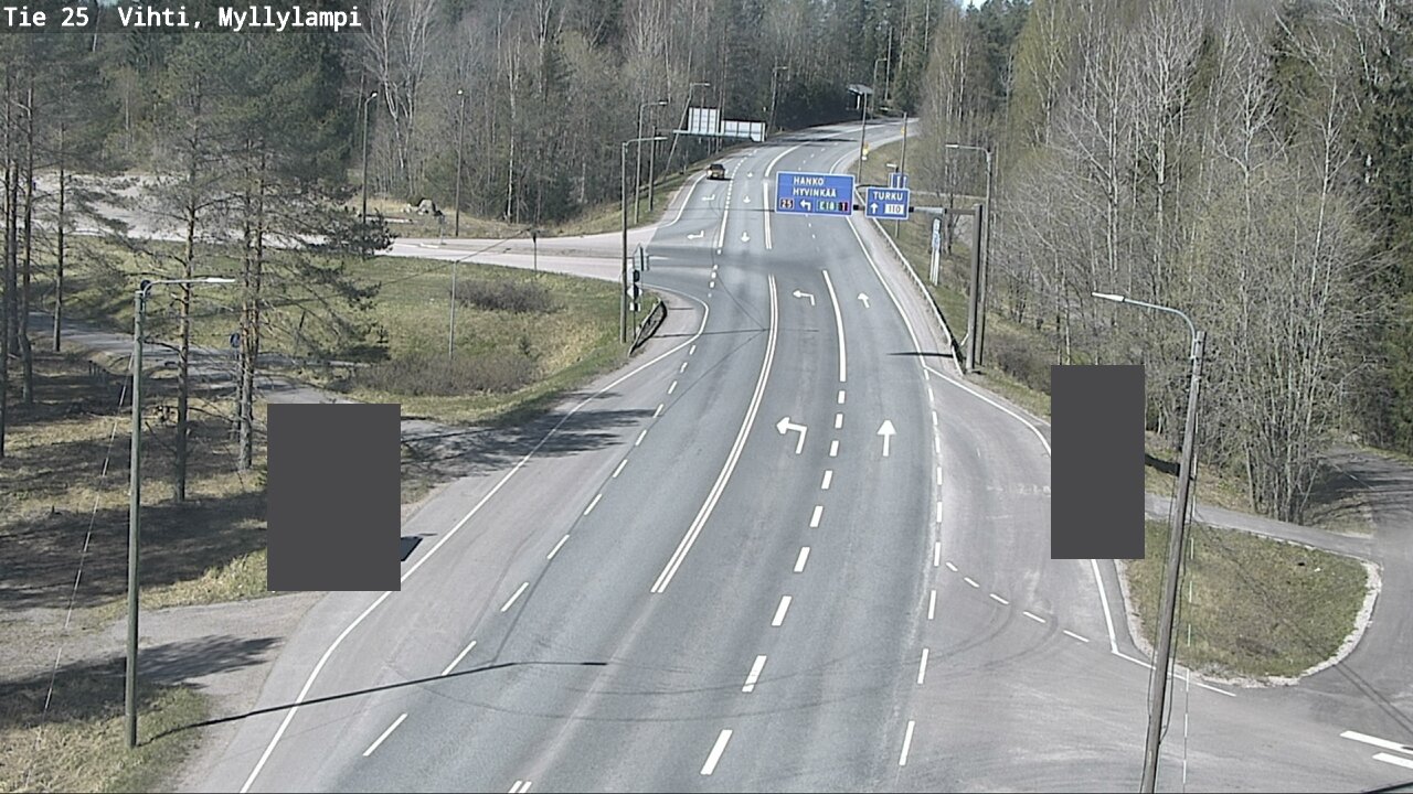 Kelikamerat Kuva Tie 25 Lohja Myllylampi, Lohja, Uusimaa