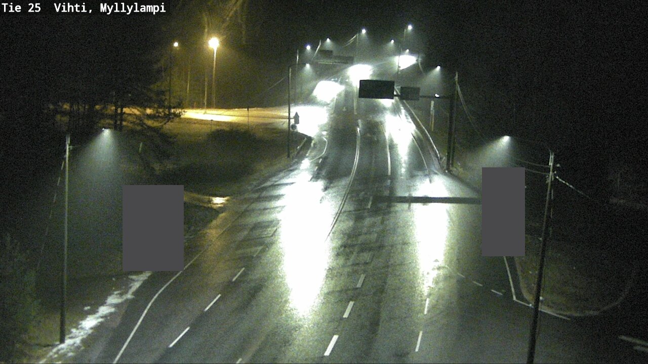 Weather Camera Image Väg 25 Lojo Myllylampi, Lohja, Uusimaa