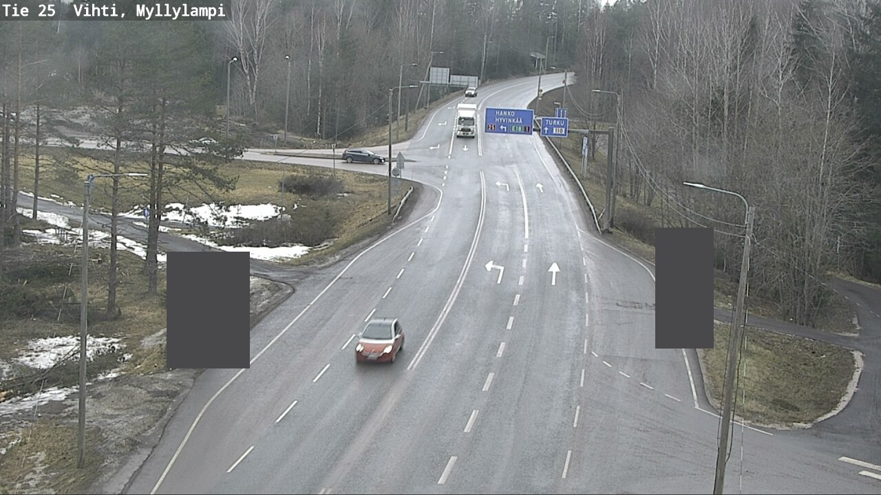 Weather Camera Image Road 25 Lohja Myllylampi, Lohja, Uusimaa