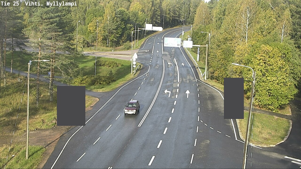 Weather Camera Image Road 25 Lohja Myllylampi, Lohja, Uusimaa