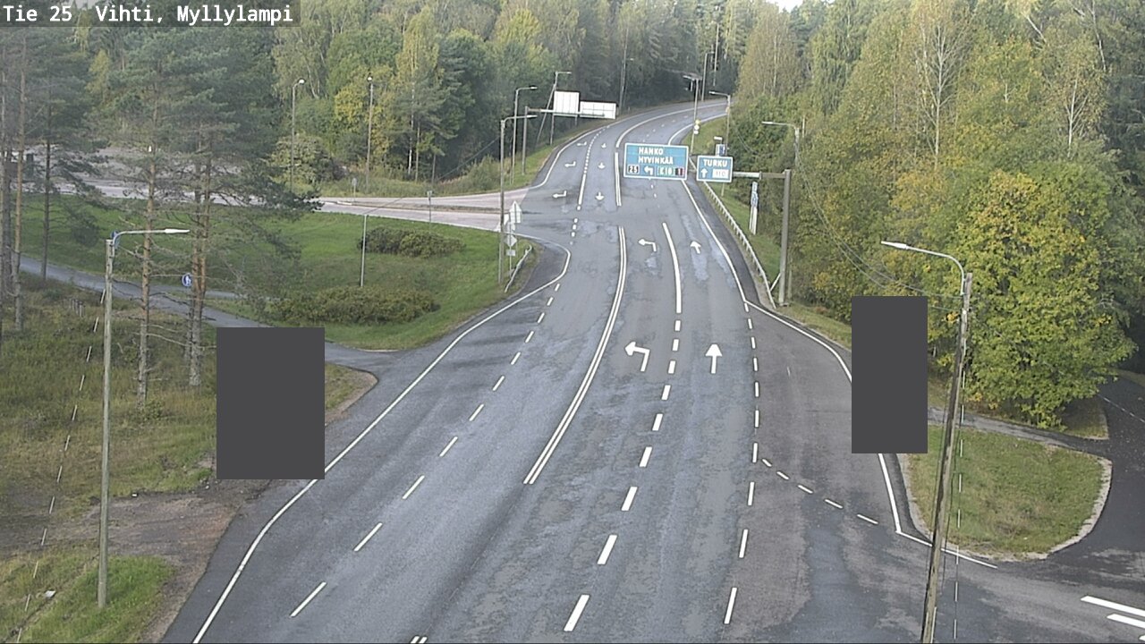 Weather Camera Image Road 25 Lohja Myllylampi, Lohja, Uusimaa