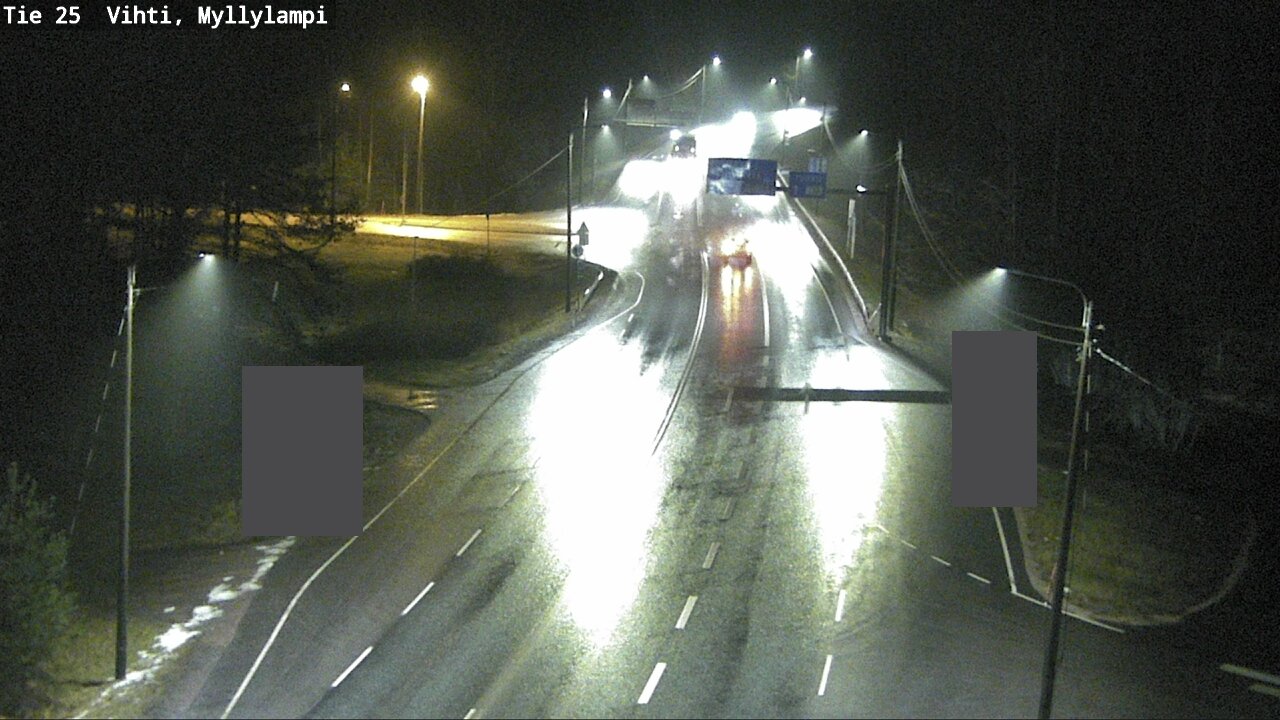 Weather Camera Image Väg 25 Lojo Myllylampi, Lohja, Uusimaa