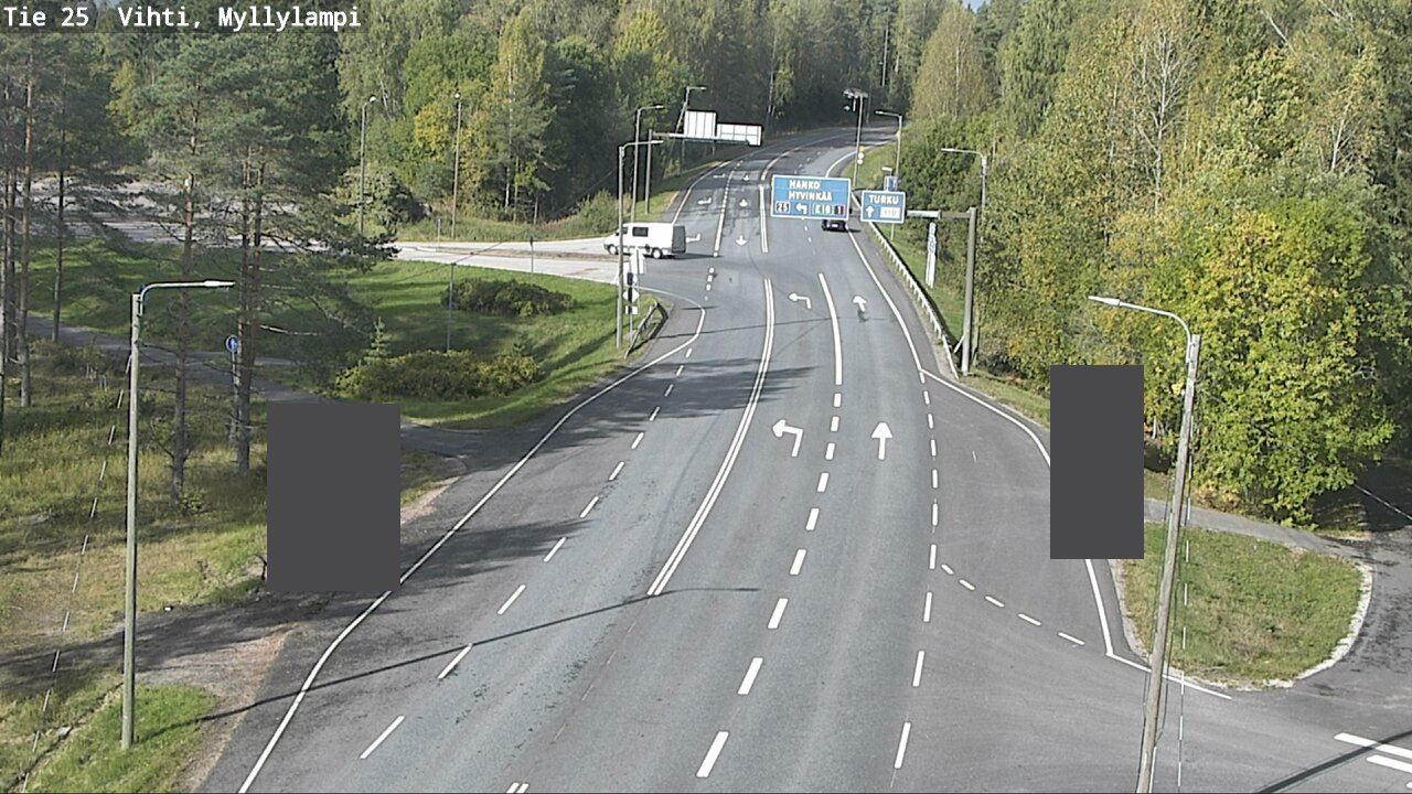 Weather Camera Image Road 25 Lohja Myllylampi, Lohja, Uusimaa