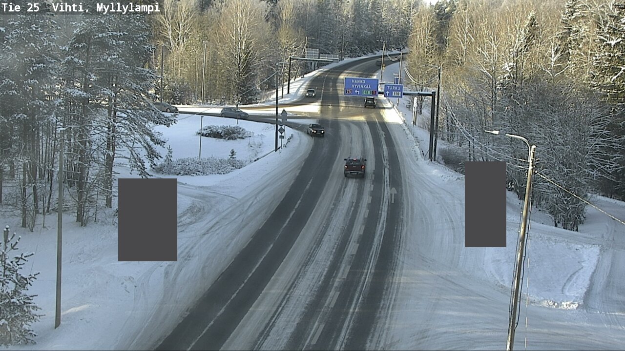 Weather Camera Image Road 25 Lohja Myllylampi, Lohja, Uusimaa