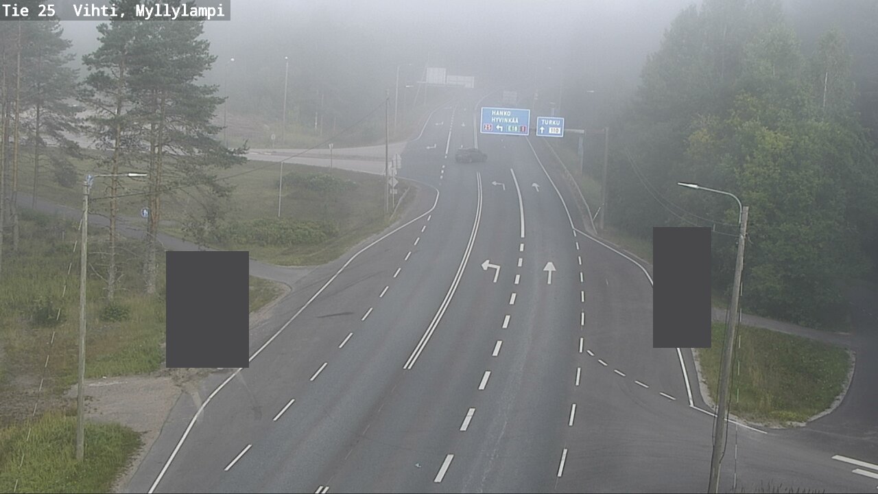 Weather Camera Image Road 25 Lohja Myllylampi, Lohja, Uusimaa