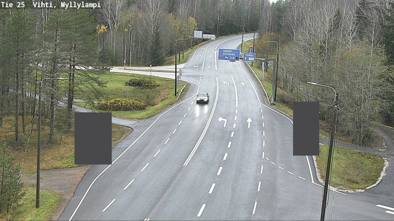 Kelikamerat Kuva Tie 25 Lohja Myllylampi, Lohja, Uusimaa