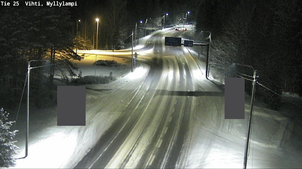 Weather Camera Image Road 25 Lohja Myllylampi, Lohja, Uusimaa