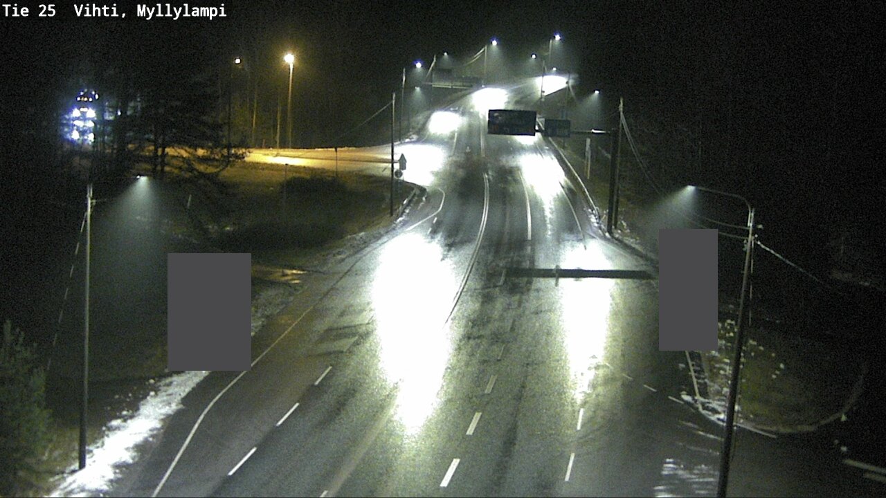 Weather Camera Image Väg 25 Lojo Myllylampi, Lohja, Uusimaa