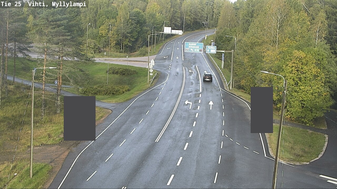 Weather Camera Image Road 25 Lohja Myllylampi, Lohja, Uusimaa