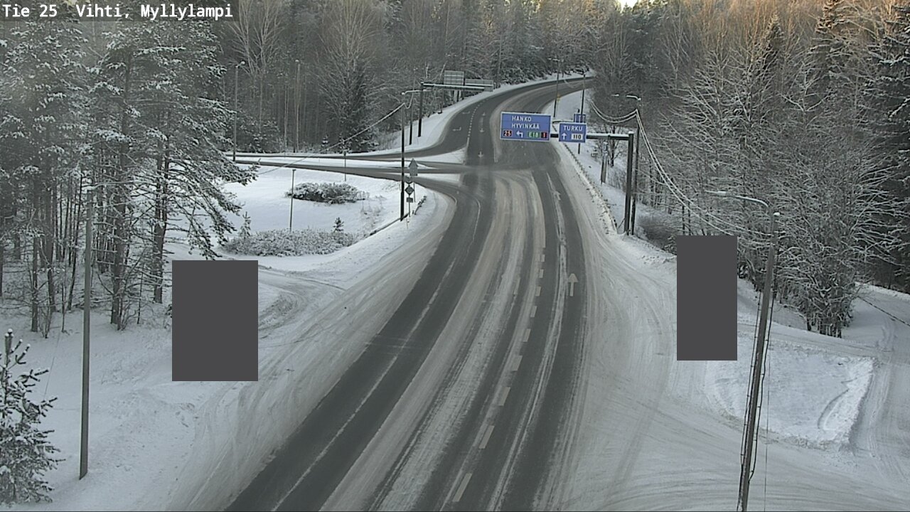 Weather Camera Image Road 25 Lohja Myllylampi, Lohja, Uusimaa