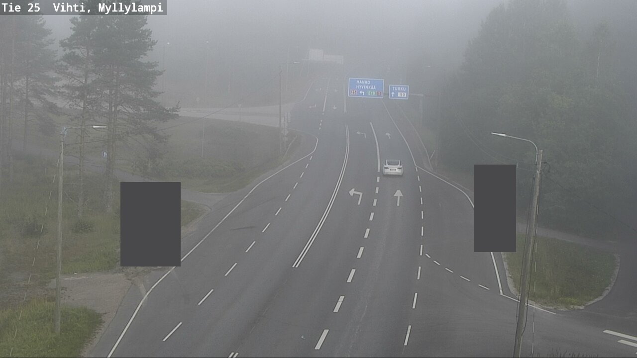 Weather Camera Image Road 25 Lohja Myllylampi, Lohja, Uusimaa