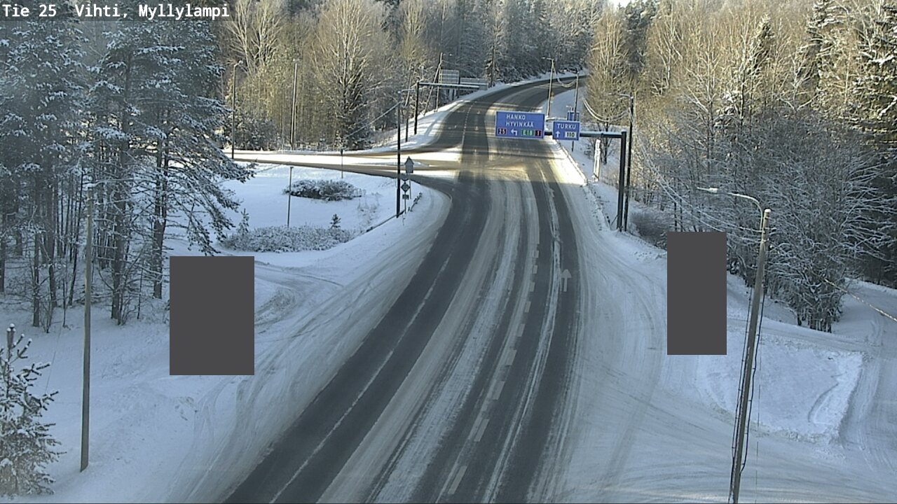 Weather Camera Image Road 25 Lohja Myllylampi, Lohja, Uusimaa