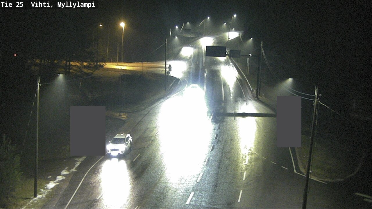 Weather Camera Image Väg 25 Lojo Myllylampi, Lohja, Uusimaa