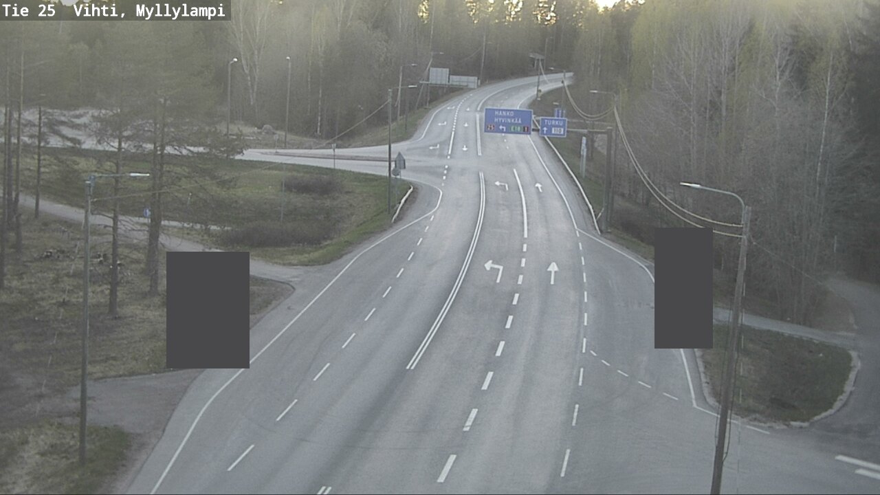 Kelikamerat Kuva Tie 25 Lohja Myllylampi, Lohja, Uusimaa