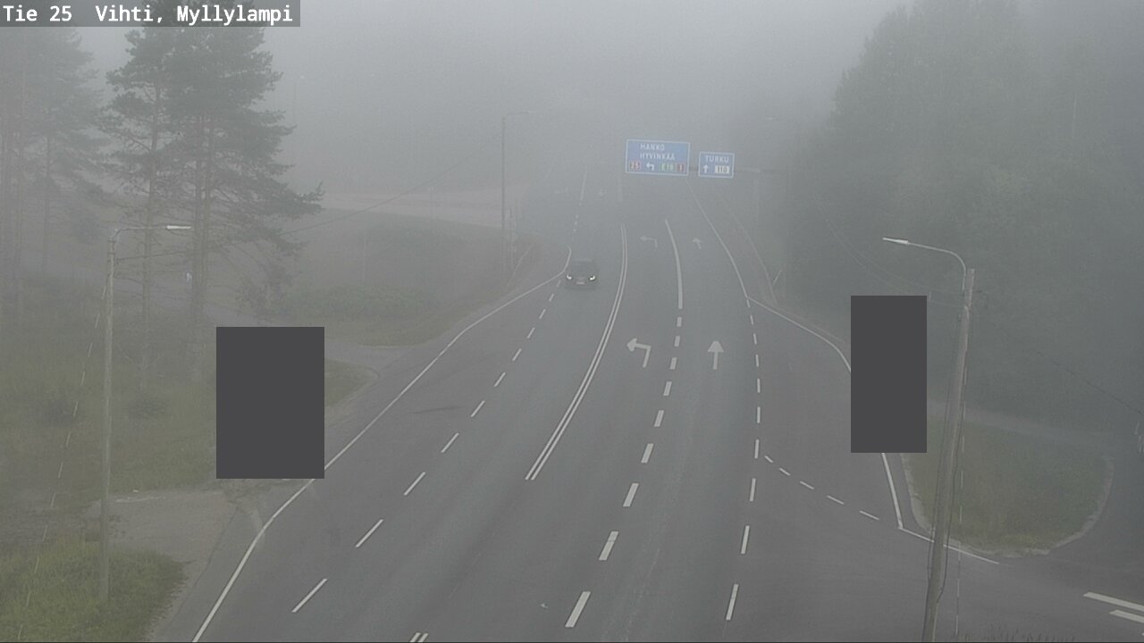Weather Camera Image Road 25 Lohja Myllylampi, Lohja, Uusimaa