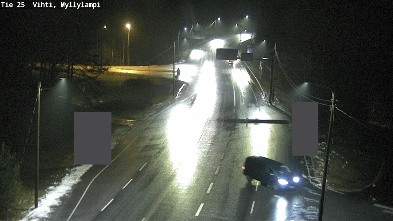 Weather Camera Image Väg 25 Lojo Myllylampi, Lohja, Uusimaa