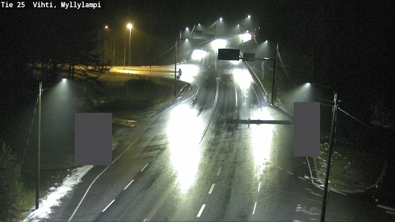 Weather Camera Image Väg 25 Lojo Myllylampi, Lohja, Uusimaa