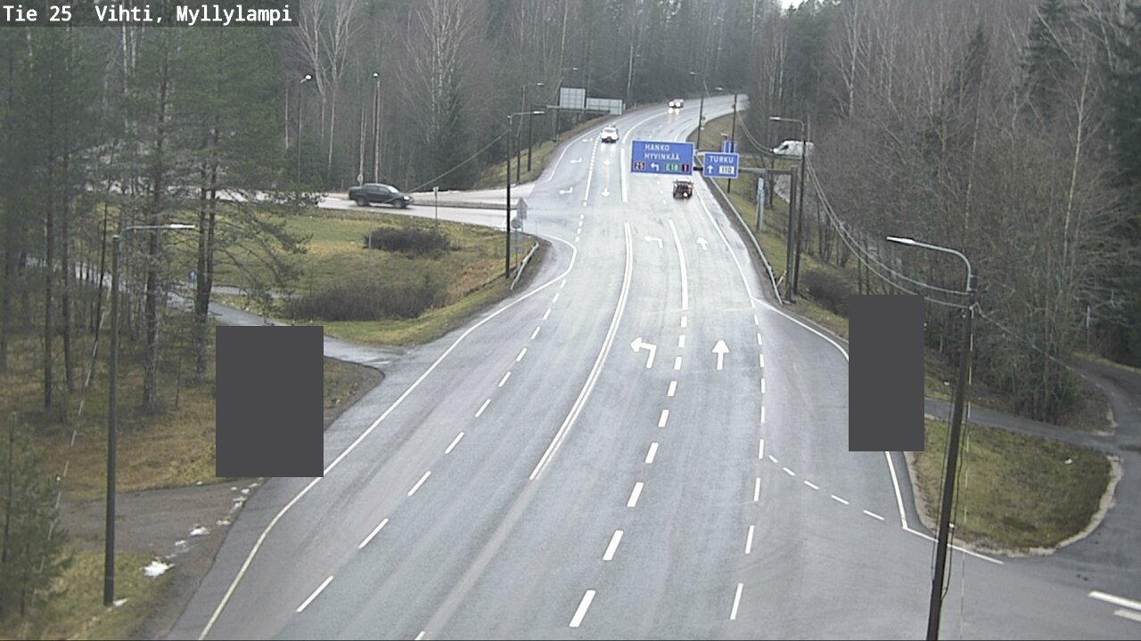 Weather Camera Image Road 25 Lohja Myllylampi, Lohja, Uusimaa