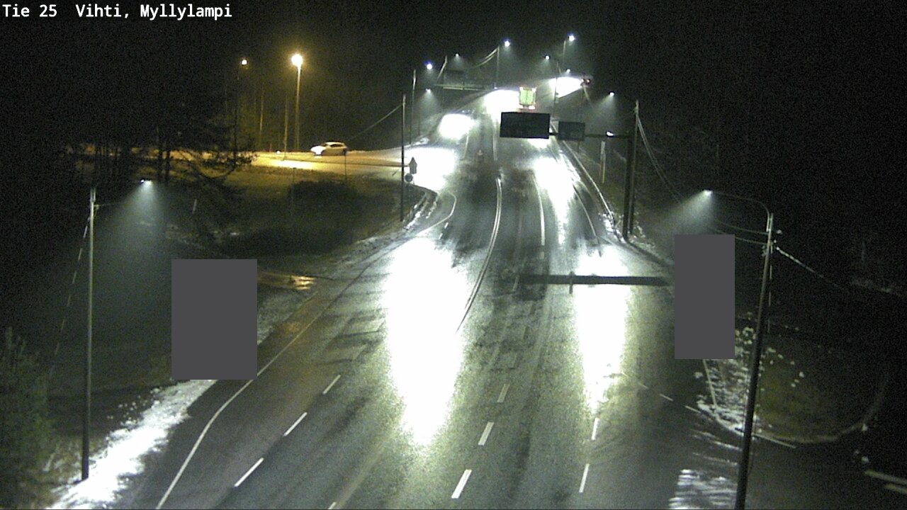 Weather Camera Image Väg 25 Lojo Myllylampi, Lohja, Uusimaa
