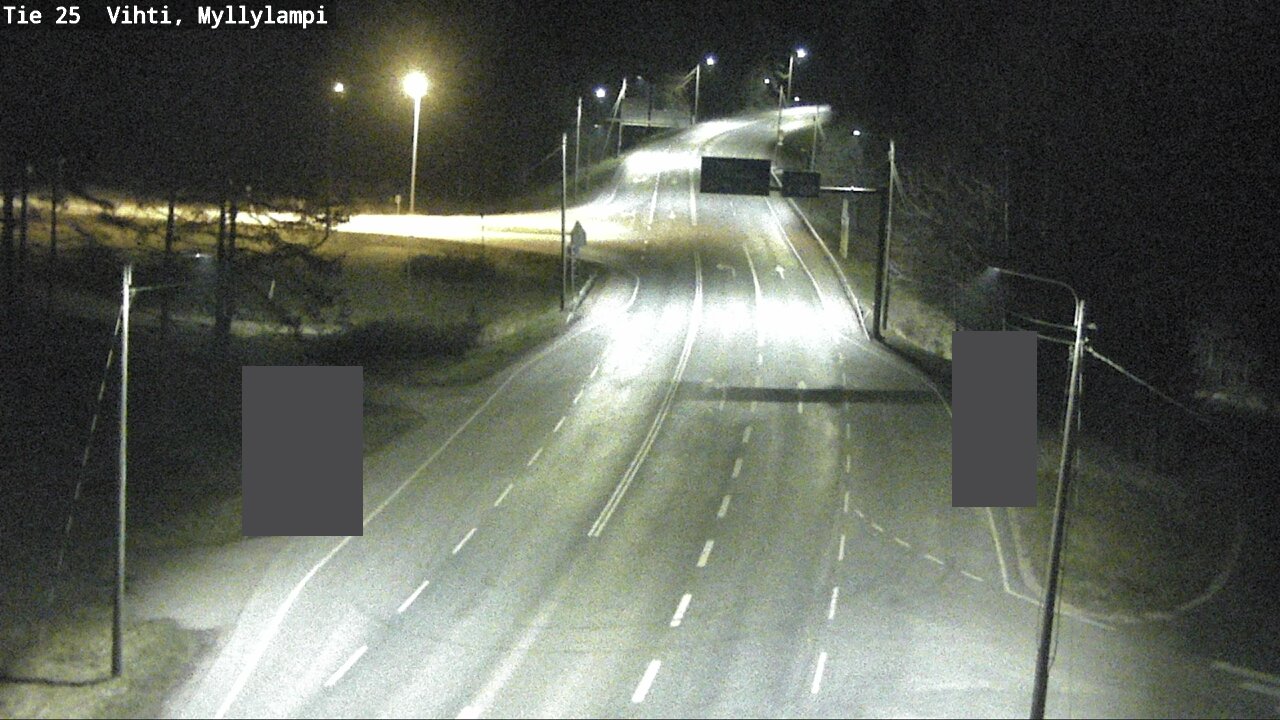 Weather Camera Image Väg 25 Lojo Myllylampi, Lohja, Uusimaa
