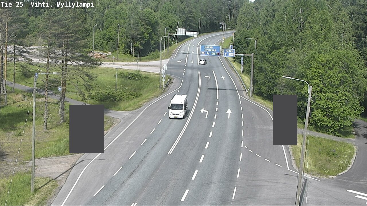 Kelikamerat Kuva Tie 25 Lohja Myllylampi, Lohja, Uusimaa