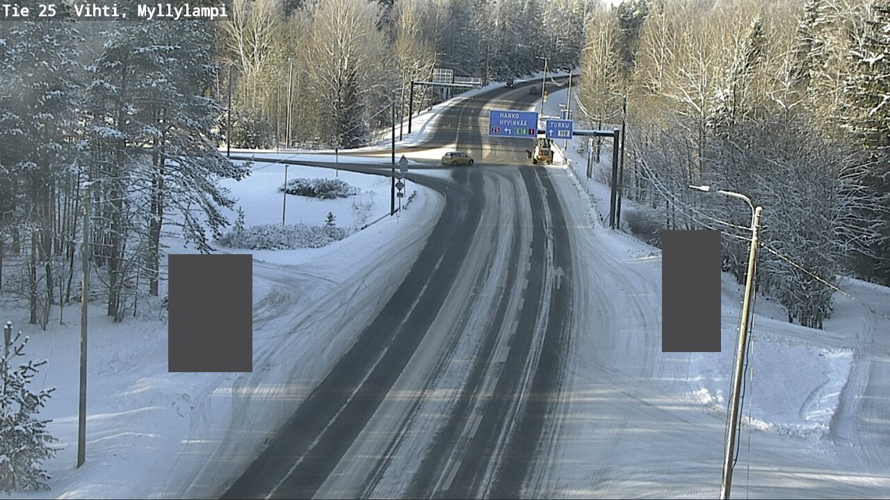 Weather Camera Image Road 25 Lohja Myllylampi, Lohja, Uusimaa