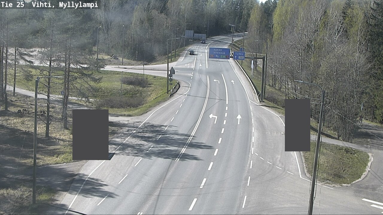 Kelikamerat Kuva Tie 25 Lohja Myllylampi, Lohja, Uusimaa