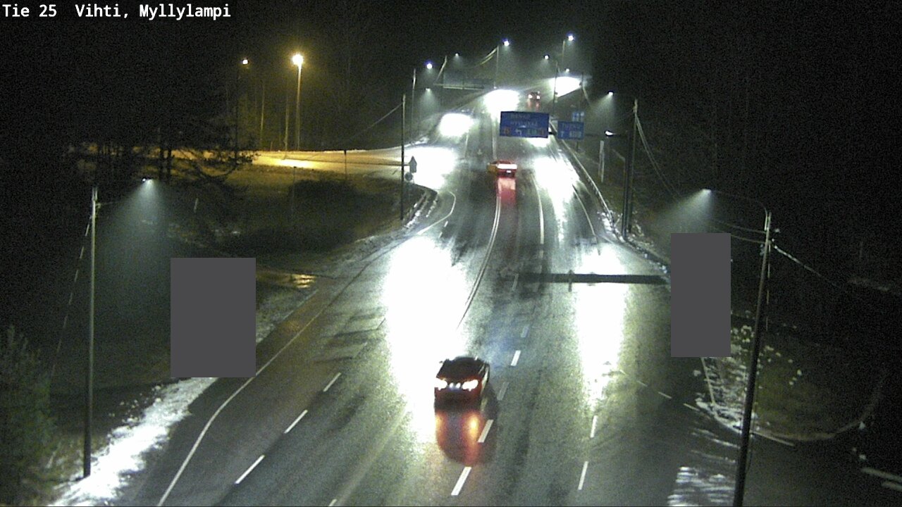 Weather Camera Image Väg 25 Lojo Myllylampi, Lohja, Uusimaa