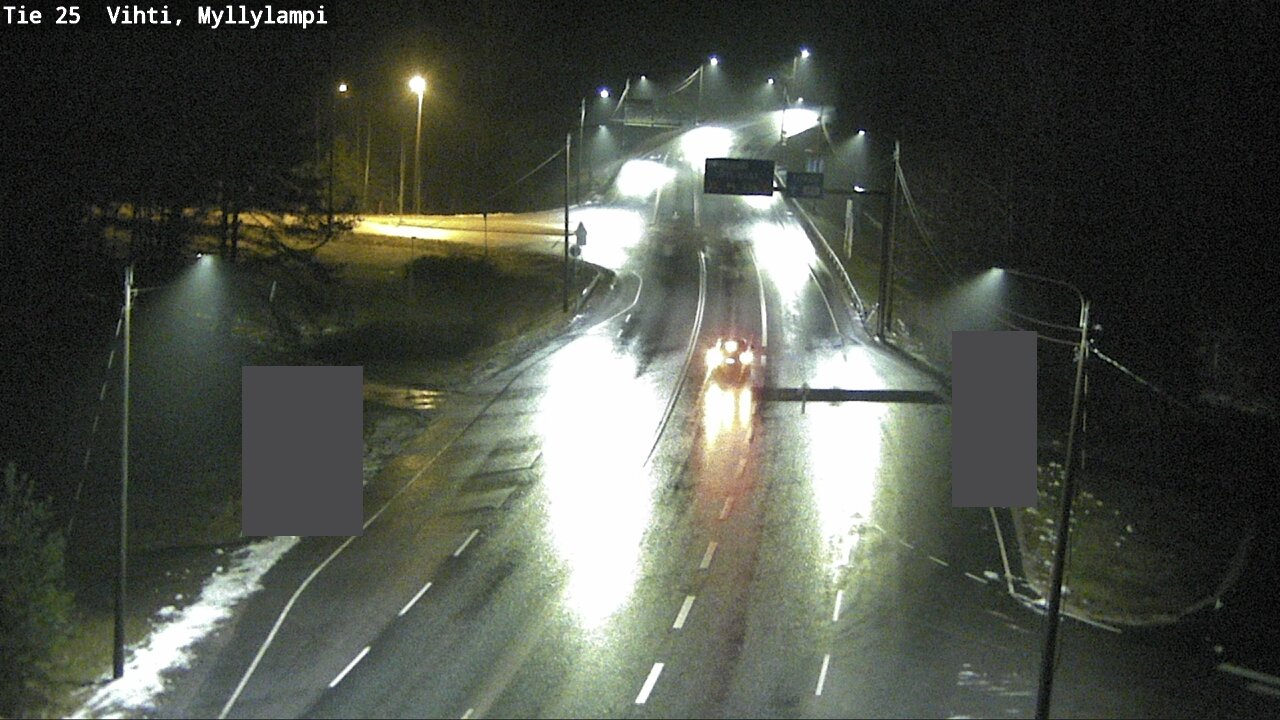 Weather Camera Image Väg 25 Lojo Myllylampi, Lohja, Uusimaa
