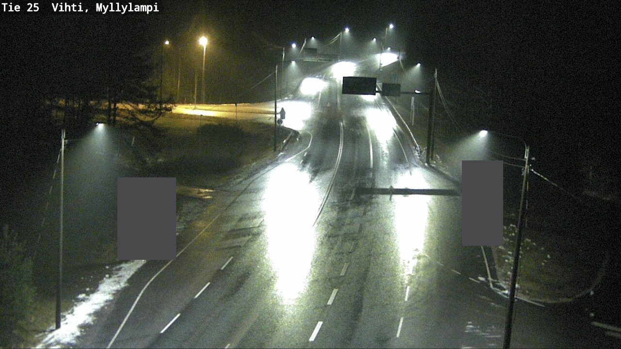 Weather Camera Image Väg 25 Lojo Myllylampi, Lohja, Uusimaa