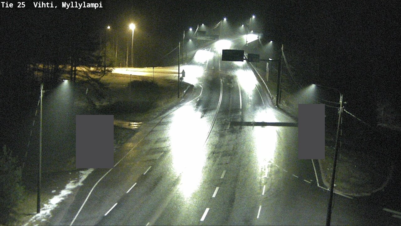 Weather Camera Image Väg 25 Lojo Myllylampi, Lohja, Uusimaa