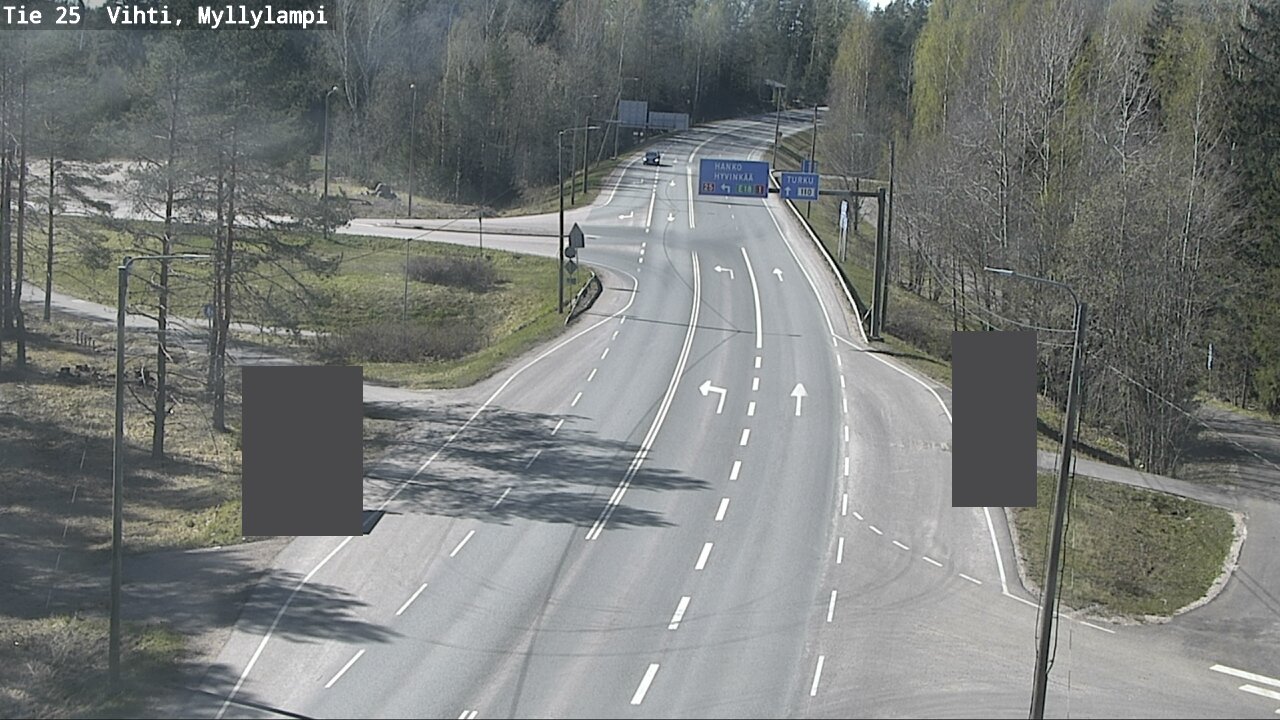 Kelikamerat Kuva Tie 25 Lohja Myllylampi, Lohja, Uusimaa