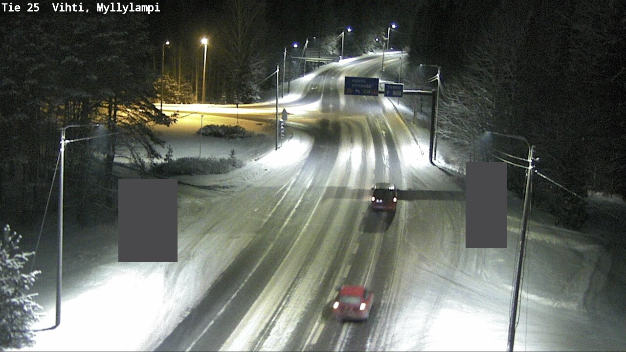 Weather Camera Image Road 25 Lohja Myllylampi, Lohja, Uusimaa