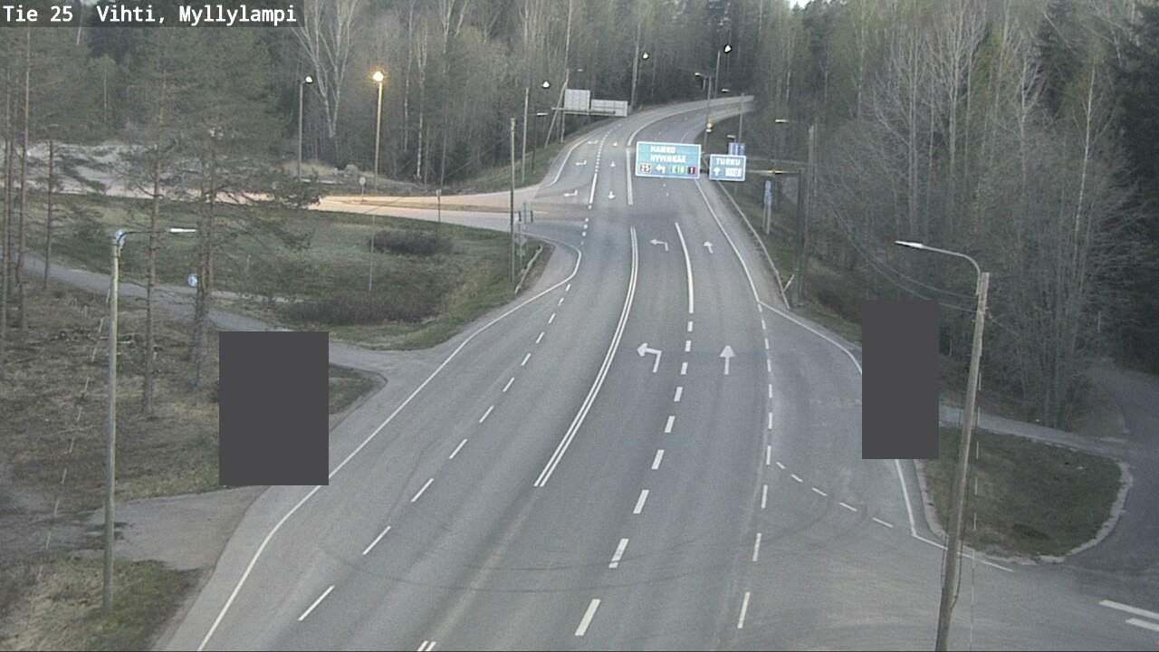 Weather Camera Image Road 25 Lohja Myllylampi, Lohja, Uusimaa