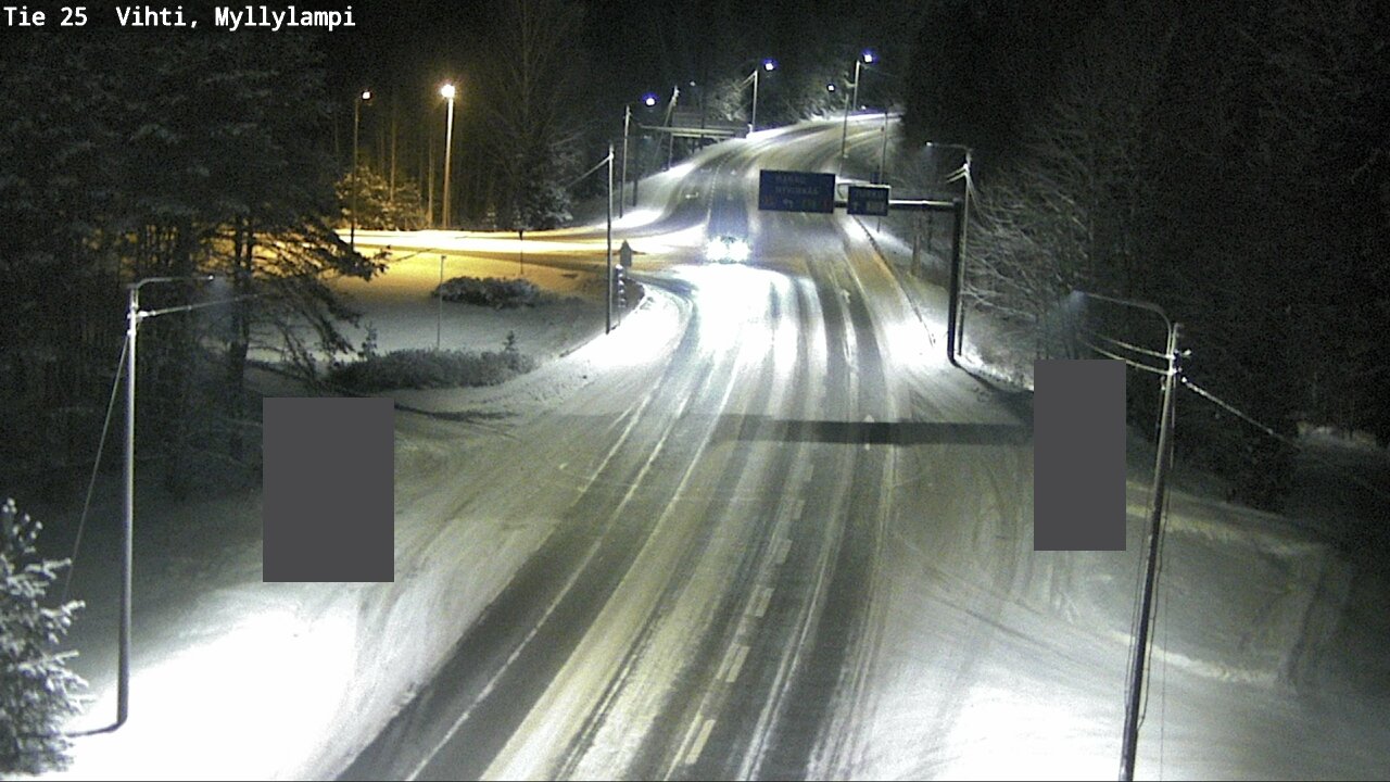 Weather Camera Image Road 25 Lohja Myllylampi, Lohja, Uusimaa