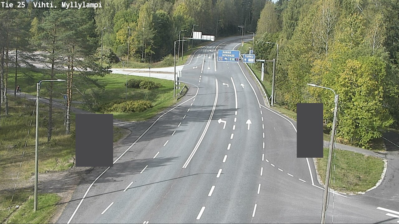 Weather Camera Image Road 25 Lohja Myllylampi, Lohja, Uusimaa