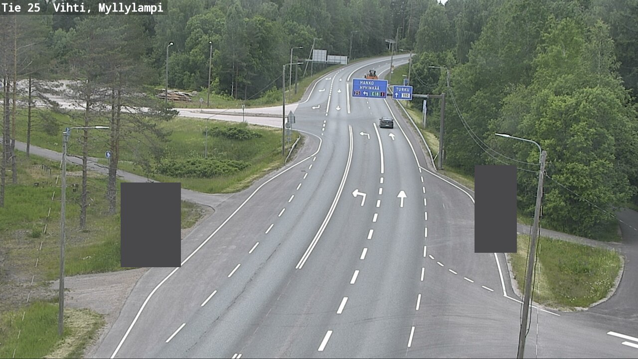 Weather Camera Image Road 25 Lohja Myllylampi, Lohja, Uusimaa