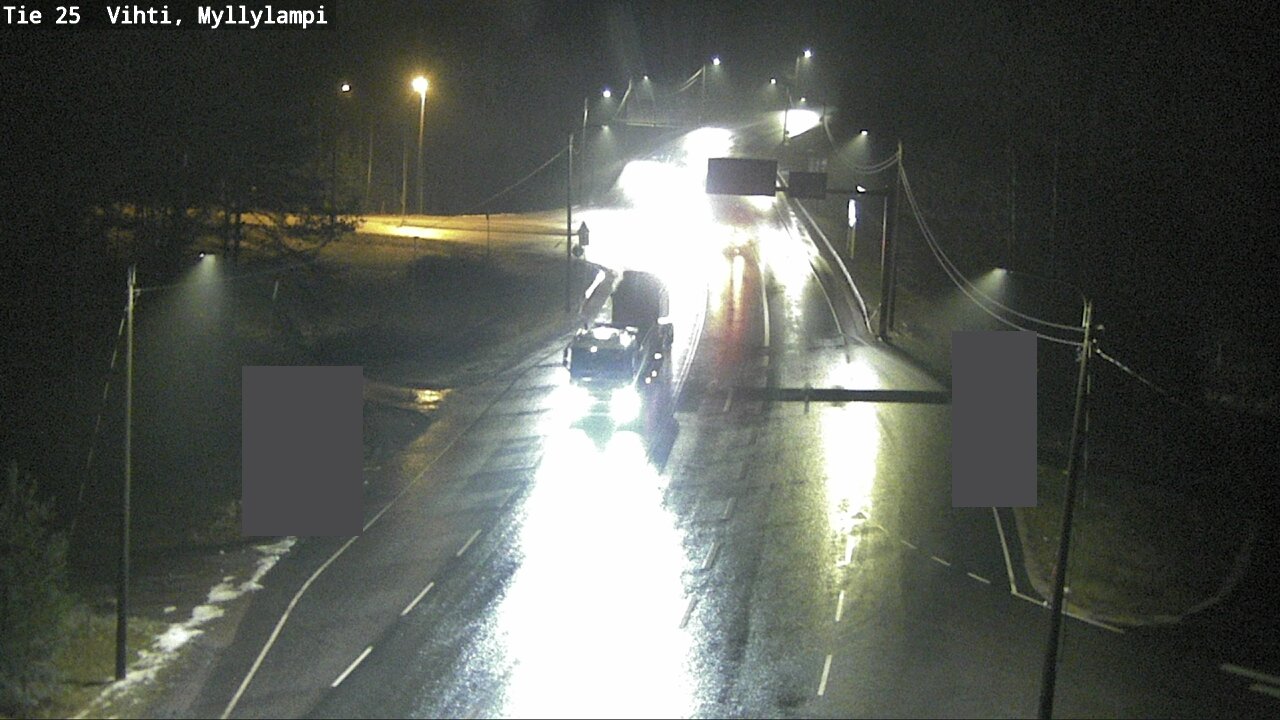 Weather Camera Image Väg 25 Lojo Myllylampi, Lohja, Uusimaa