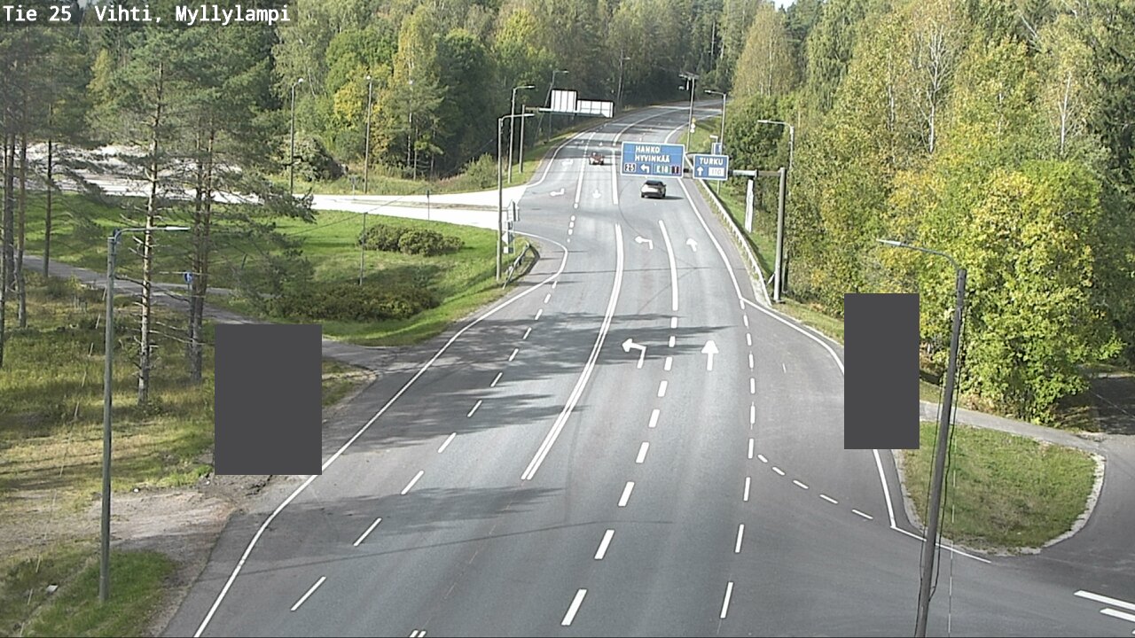 Weather Camera Image Road 25 Lohja Myllylampi, Lohja, Uusimaa