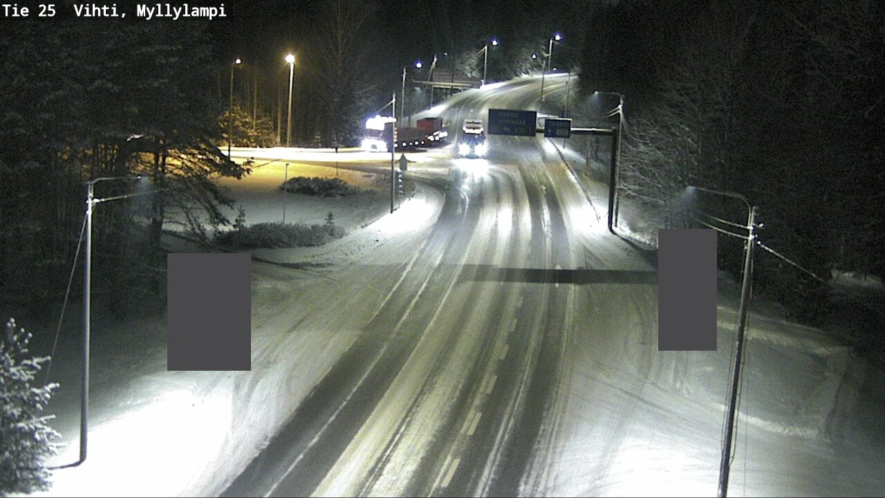 Weather Camera Image Road 25 Lohja Myllylampi, Lohja, Uusimaa