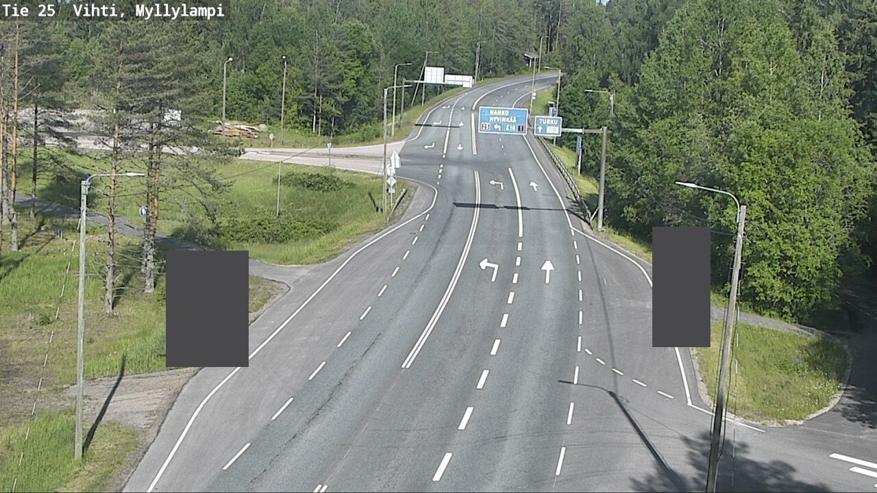 Kelikamerat Kuva Tie 25 Lohja Myllylampi, Lohja, Uusimaa