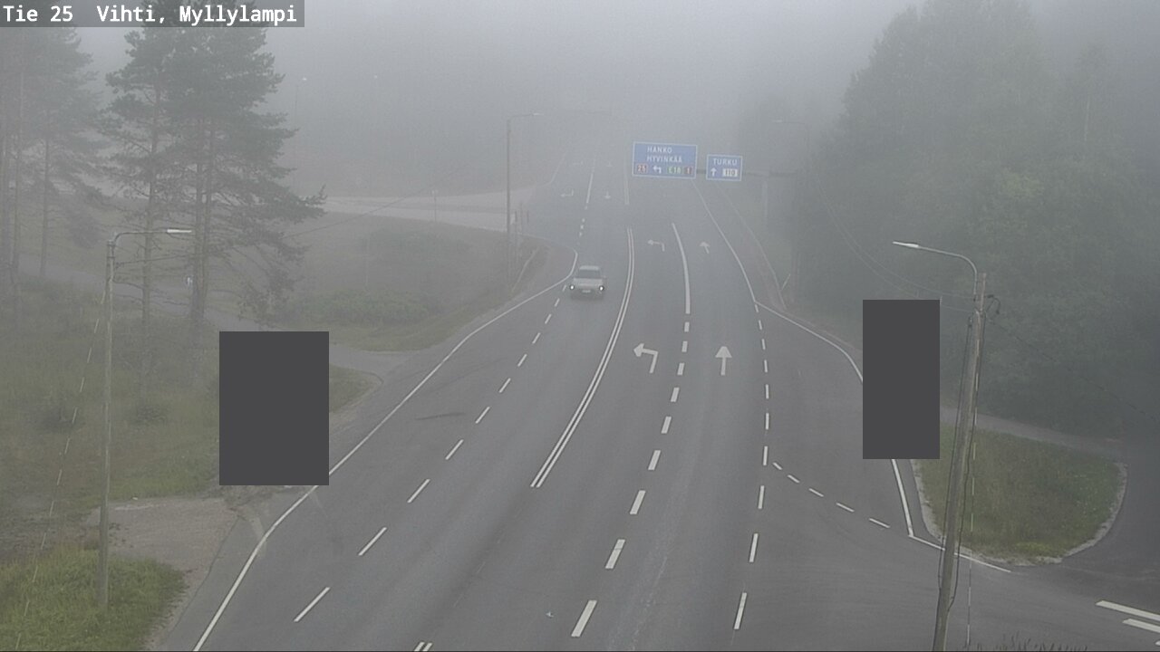 Weather Camera Image Road 25 Lohja Myllylampi, Lohja, Uusimaa