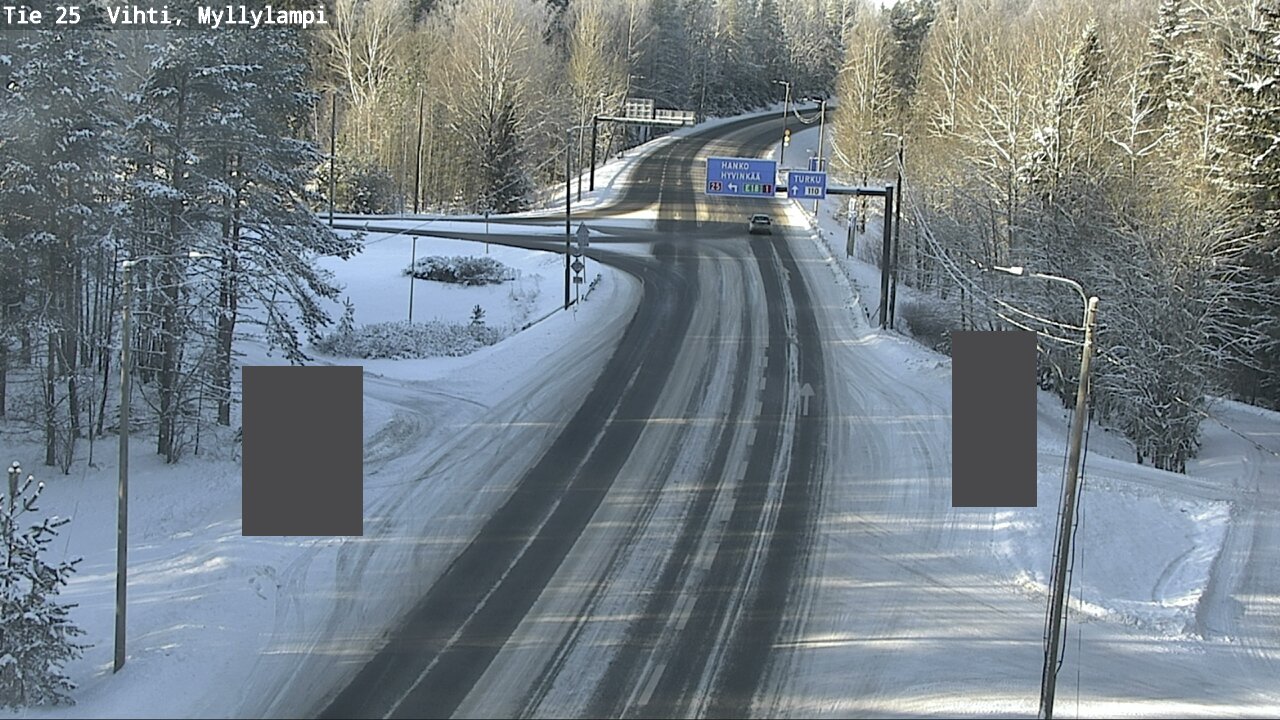 Weather Camera Image Road 25 Lohja Myllylampi, Lohja, Uusimaa
