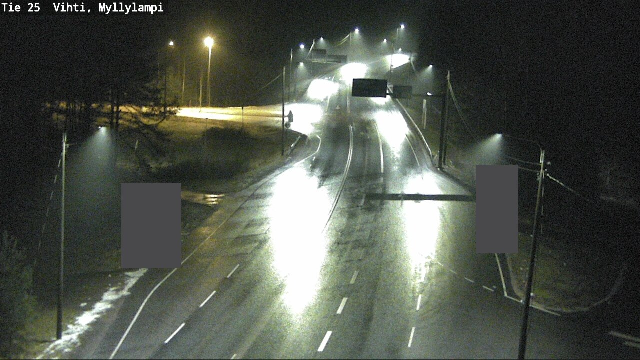 Weather Camera Image Väg 25 Lojo Myllylampi, Lohja, Uusimaa