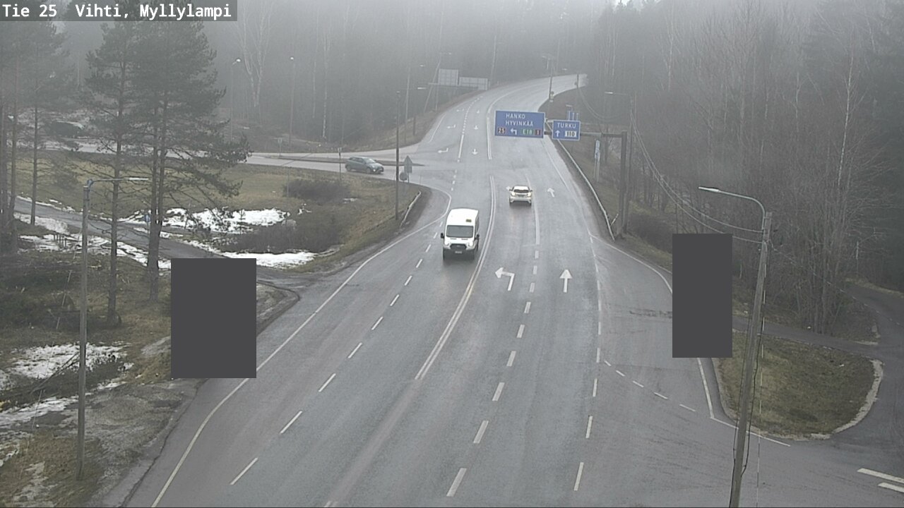 Weather Camera Image Road 25 Lohja Myllylampi, Lohja, Uusimaa