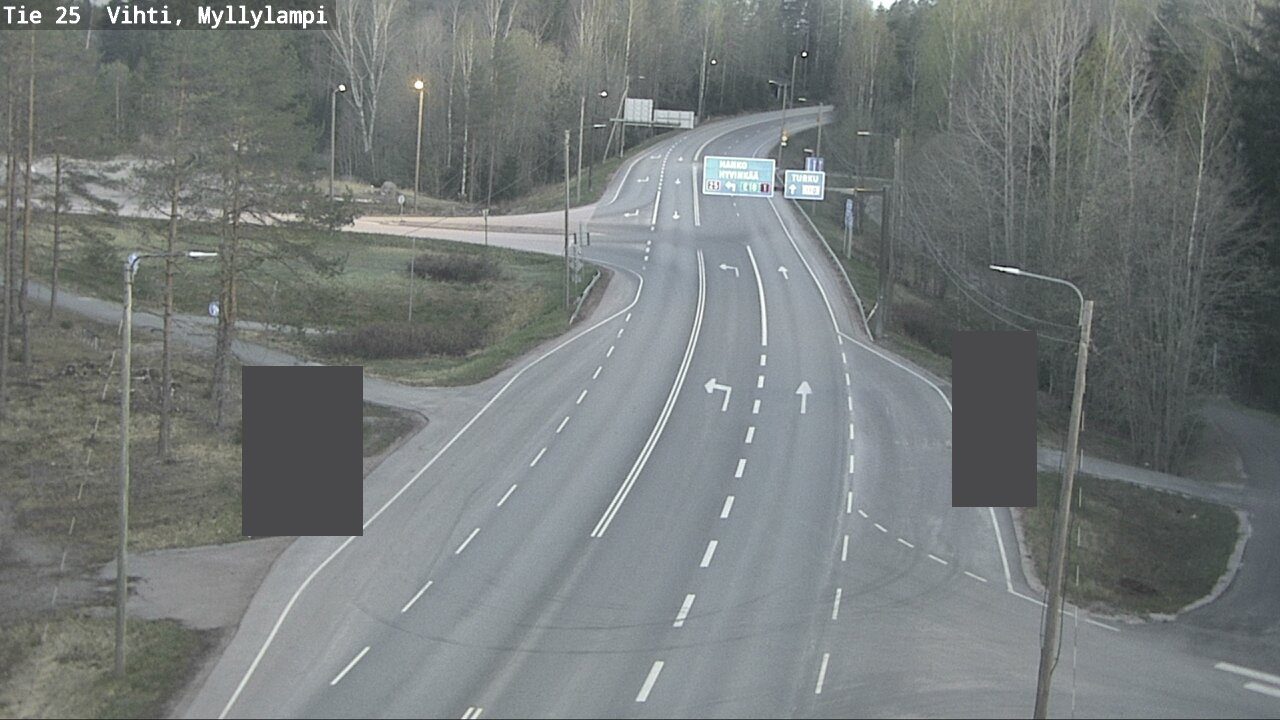 Weather Camera Image Road 25 Lohja Myllylampi, Lohja, Uusimaa